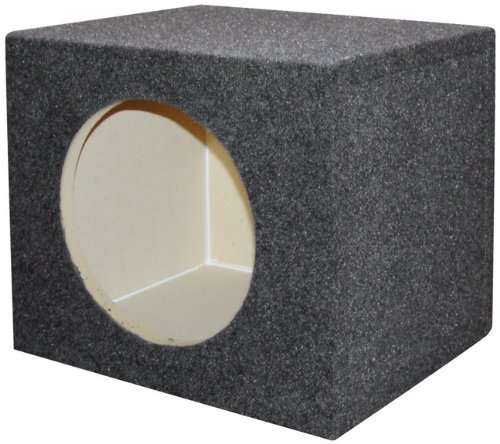 Q Power QSMPSQ15E Single 15" Sealed Car Subwoofer Box
