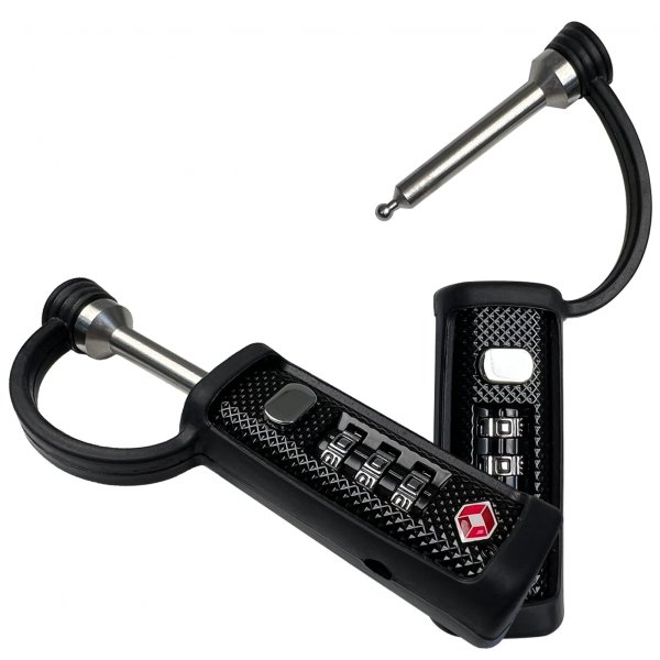 LAFENLIN Gun Case Locks 2 Pack, TSA Approved Case Locks for Gun Case, Handgun Cases Padlock for Gun Safe, Air Travel Lock Hard Pistol Cases Lock for Rifles and Shotguns, 3 Digits Heavy Duty TSA Locks