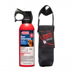Counter Assault Bear Spray with Holster, 44 ft Range, 10.2 oz