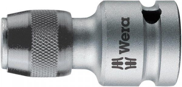 Wera 05042755001 3/8" Drive Hexagon Bit Adapter with Quick-Release Chuck