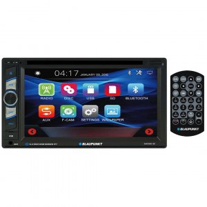 Blaupunkt SANJOSE120 6.2 Double DIN Fixed Face Touchscreen DVD Receiver