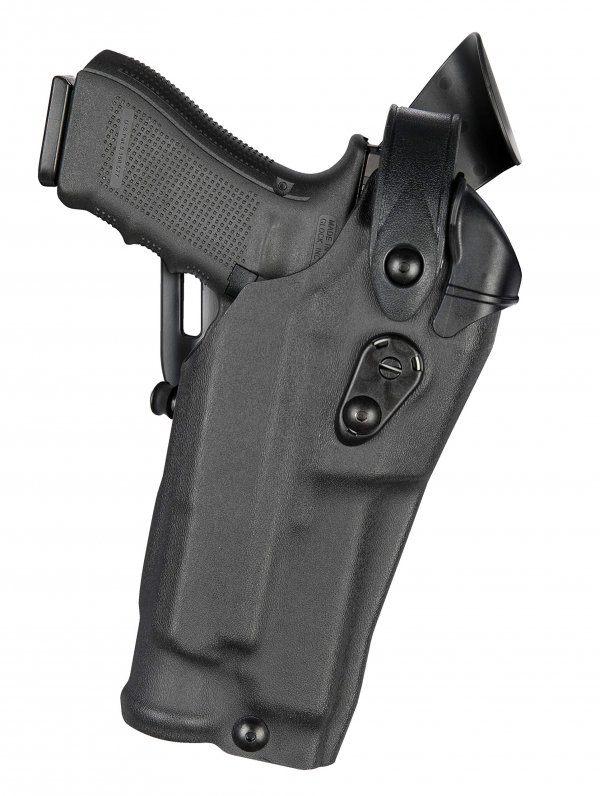 Safariland 6360RDS Level Three Retention Duty Holster, Red Dot Sight Compatible, STX Tactical Black, Right Hand, Fits: Glock 19/23 Surefire X300U