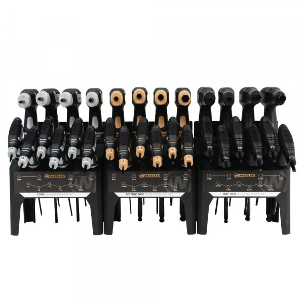 Wheeler 1081957 SAE/Metric Hex and Torx P-Handle Set (30 piece)