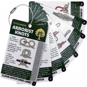 Arborist Knot Cards for Tree Climbing and Trimming by Lots of Knots