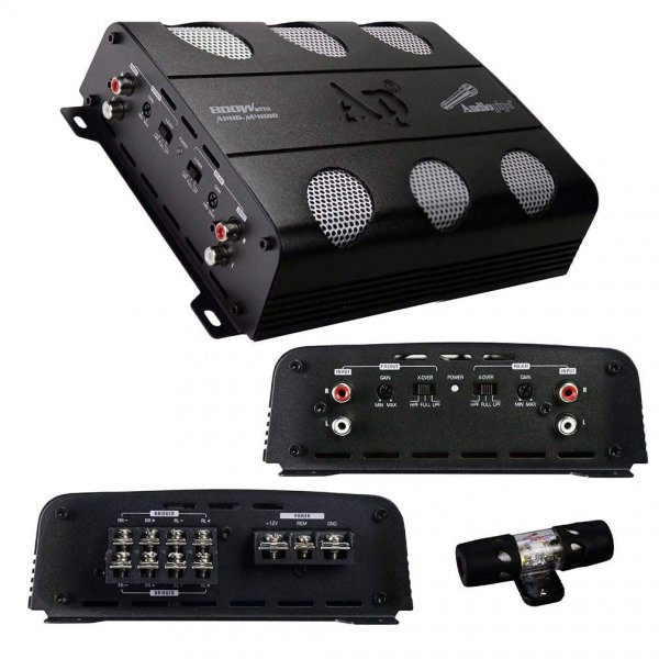 Audiopipe APHDM4800 Amplifier D Class 4 Channel 800 Watts