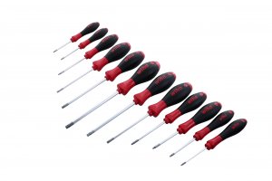 Wiha 36267 Torx Screwdriver Set, 12 Piece, T5–T40, SoftFinish Ergonomic Handle