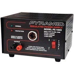 Pyramid PS15KX 12 AMP Power Supply with Cigarette Plug