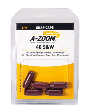 A-Zoom 15114 40 S&W Snap Cap 5Pk