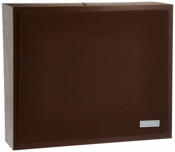 Valcom V-1063A Talkback Wall Speaker - Walnut