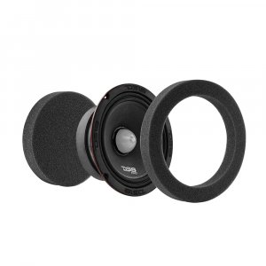 DS18 DSFR6 6.5" Car Door Foam Speaker Rings Blocker Soundproof Sponge Speaker Baffle Fast Rings Stereo Foam - Espuma Para Altavoz (Sold in Pair)