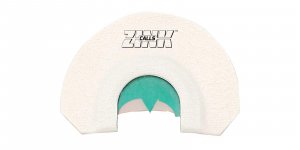 Zink Calls Wicked Lady Diaphragm Mouth Turkey Call with Batwing Cut and Double Latex Reed