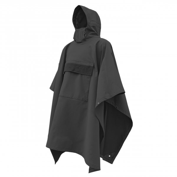 HARZARD 4 PonchoVilla MK2™ - Tactical Military Poncho - Waterproof Hooded Rain Gear for Hiking & Camping - Lightweight Packable Softshell Cape - Heavy-Duty Reusable Raincoat for Travel & Backpacking