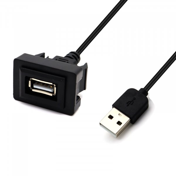 MOTONG Male to Female USB Cable Adapter for Toyota VIOS/ALTIS (32 * 20mm)