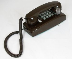 Cortelco 2554-V-BR 255445-vba-20m Wall W/ Volume - Brown