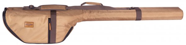 PLANO GUIDE SERIES 49 DOUBLE ROD CASE, Khaki With Brown and Black Trim