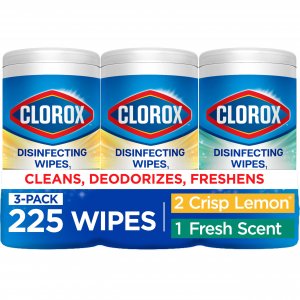 Clorox Disinfecting Wipes Back to School Variety Pack, 75 Count Each, Pack of 3 (Package May Vary)