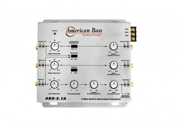 American Bass ABX31A 3 Way Active Digital Crossover