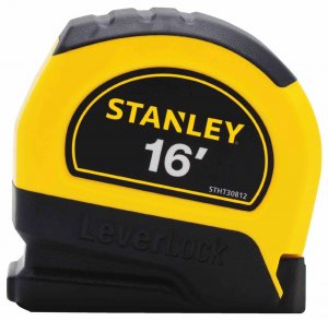 Stanley Hand Tools STHT30812 3/4" X 16' LeverLock Tape Rule