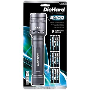 Diehard 41-6124 2,400-Lumen Twist Focus Flashlight