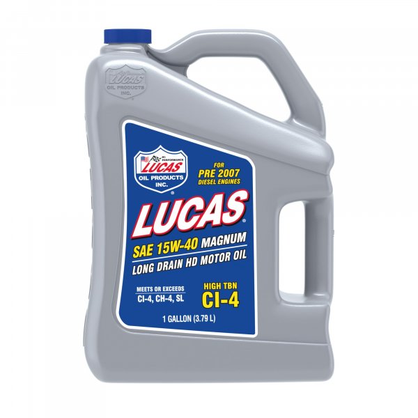 Lucas Oil 10076 SAE 15W-40 CI-4 Magnum Motor Oil 1 Gallon