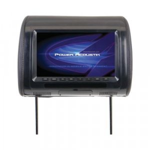 Power Acoustik H-91CC Universal Headrest Monitor w/IR Transmitter & 3 Skins (9")