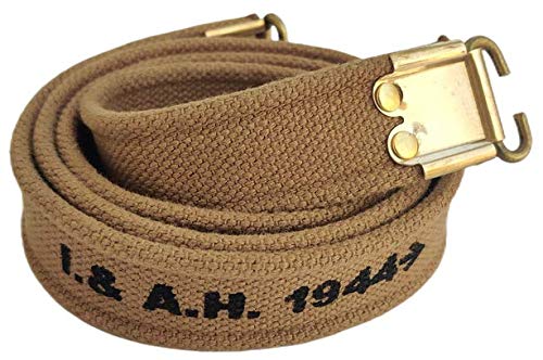 Warcraft Exports WW2 British Canvas Lee Enfield Rifle Sling Khaki Color