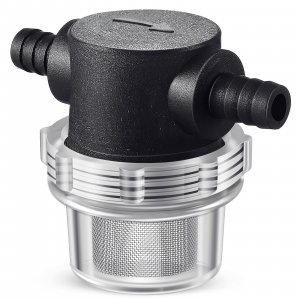 1 Piece Water Pump Strainer 3/8 ID Hose Barb with Mesh Filter Screen