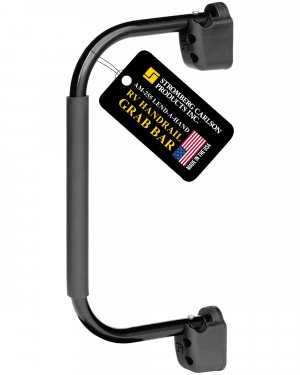 Stromberg AM250 Mini Assist Rail & Hardware (White Rail w/Black Foam Grip)