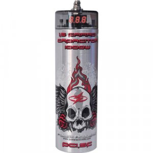 Power Acoustik PC1.5F 1.5 Farad Car Capacitor