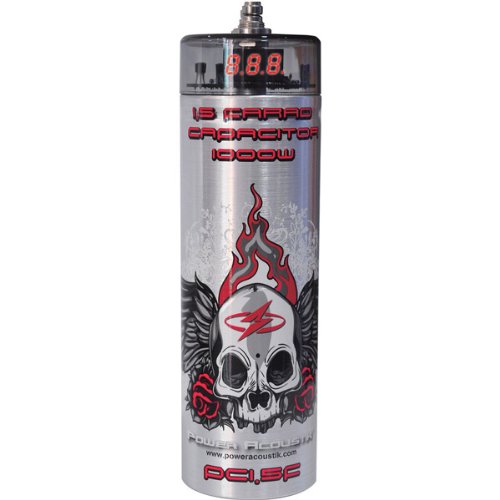 Power Acoustik PC1.5F 1.5 Farad Car Capacitor