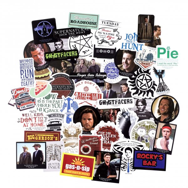Conquest Supernatural Winchester Brothers Vinyl Sticker Pack