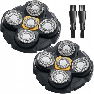 Head Shaver Replacement Heads for Microtouch Titanium Head Shaver MTTTBHS