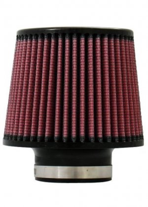 Injen X1013BR 8-Layer Oiled Cotton Gauze Air Filter (Black/Red)