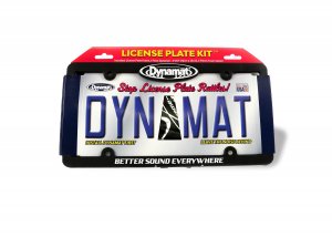 Dynamat 19100 LICENSE PLATE KIT 4"x10" XTREME + FRAME