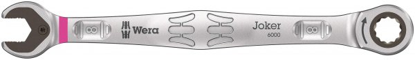 WERA 05073268001 6000 Joker Ratcheting Combination Wrenches, 8 x 144 mm