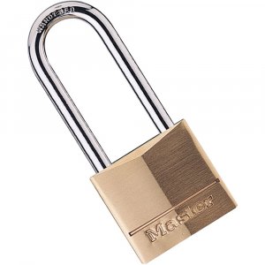 Master Lock 140DLH Padlock, 1 Pack, Bronze/Silver