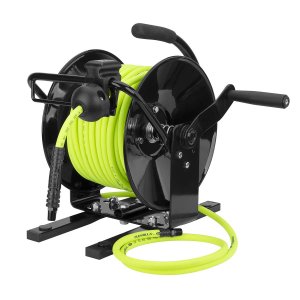 Flexzilla L8654FZ  Manual Air Hose Reel Open Face Portable 1/4" X 100'