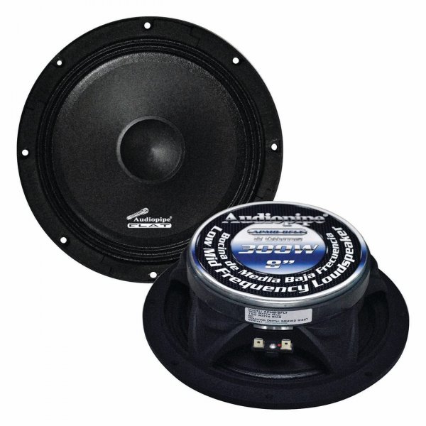 Audiopipe APMB8FLT 8" Flat Loud Speaker 300W Max (each)