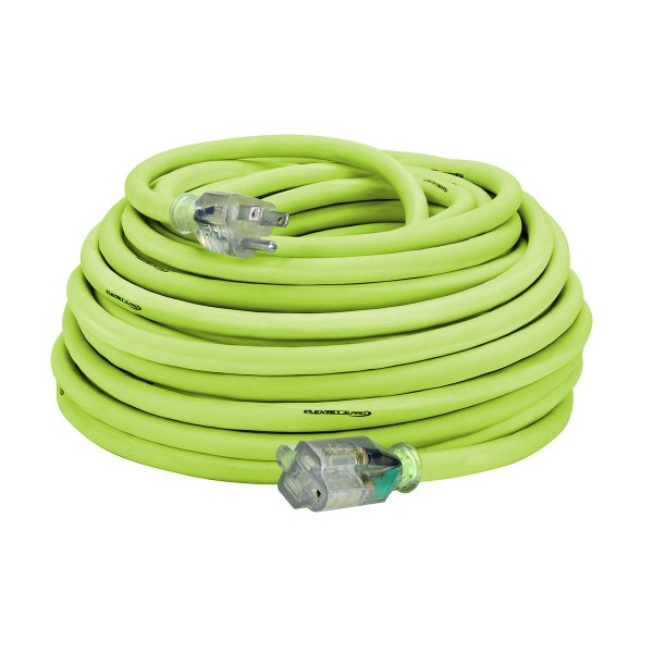 Flexzilla FZ512935 Pro Extension Cord 10/3 Awg Sjtw 100Ft Outdoor Lighted Plug