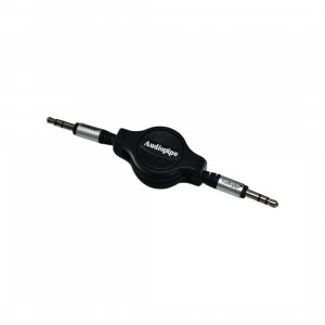 Audiopipe AIQR35353 3ft Retractable 3.5 to 3.5 Jack Plug