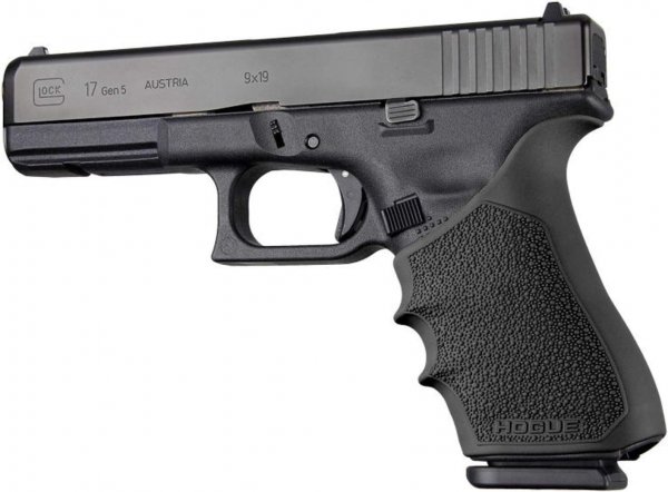 Hogue HandAll Beavertail Rubber Grip for Glock 17, 19X, 22 (Gen 1, 2 & 5)