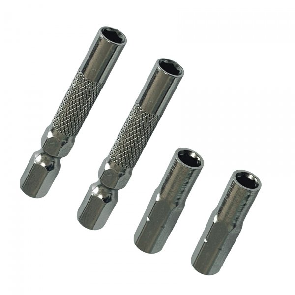 PANSHIYON 1/4 to 4mm Bit Adapter,4 Pcs 1/4" - 4mm Micro Bit Holder