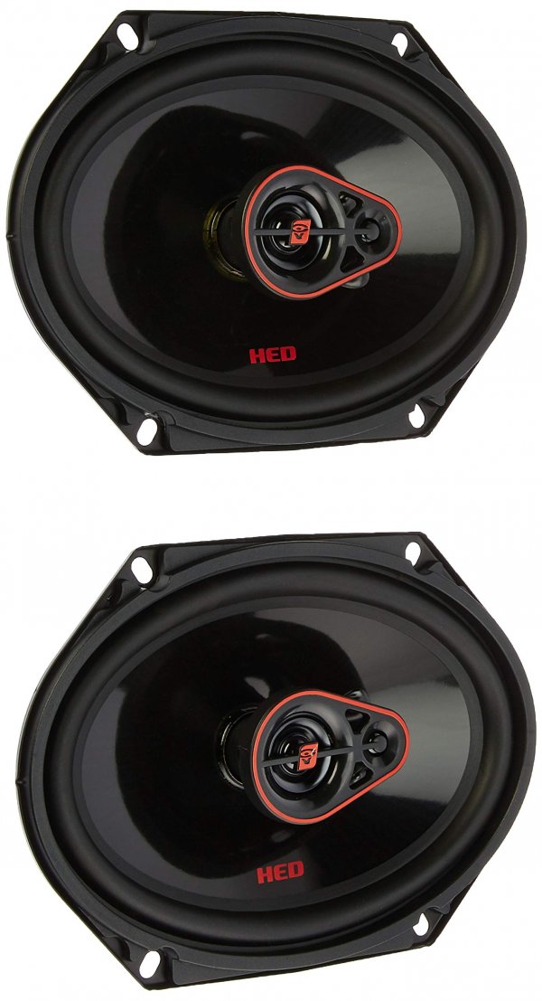 Cerwin Vega H7683 HED 6"X 8" 3-way coaxial speaker set - 360W MAX / 55W RMS