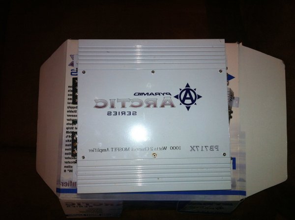 Pyramid PB717X 1000 Watt 2 Channel Arctic Car Amplifier
