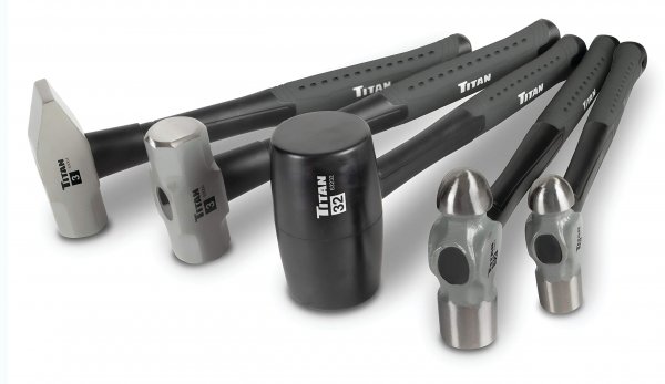 Titan 63125 Tool 5 pc Hammer Set