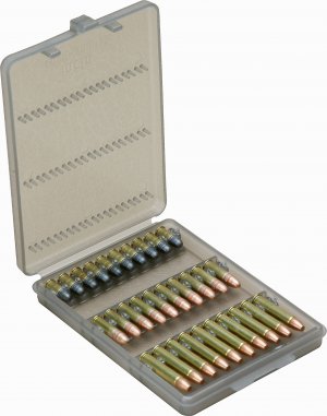 MTM W302241 Ammo Wallet 30 Round  .22LR/17 HRM (Clear Smoke)