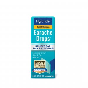 Hyland's Earache Drops, Natural Relief of Swimmer's Ear, Cold and Flu, Allergy Symptoms, Ages 4 and up, Day and Night, 0.33 Fl Oz