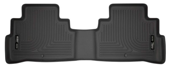 Husky Liners Weatherbeater Floor Mats | Fits 2019-2024 Nissan Murano | 2nd Row, 1-pc Black - 19621