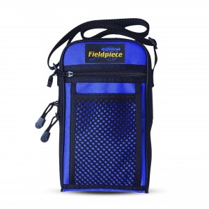 Fieldpiece - ANC1 Deluxe Meter Case - Padded HVAC Meter Case with 4 Pockets, Rugged Nylon Tool Pouch with Zipper and Shoulder Strap - Includes HS30 Series Stick Meters