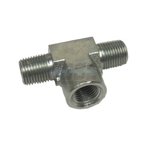 EDGE INDUSTRIAL Steel Female Branch TEE 1/8" MNPT x 1/8" FNPT HYDRUALIC/Fuel/AIR/Water/Oil/Gas/WOG